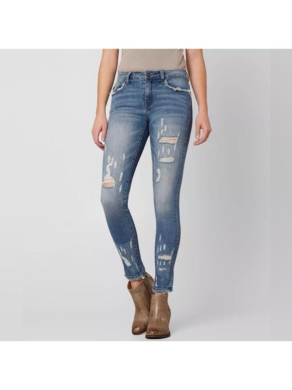 KanCan Mid-Rise Skinny Stretch Jean